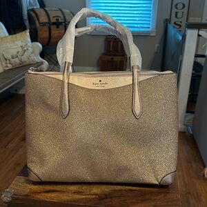 Kate Spade NWT AND ORIGINAL PACKAGING Rose Gold Tote